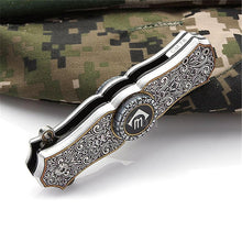 Fidget Spinner Spring Blade Knife